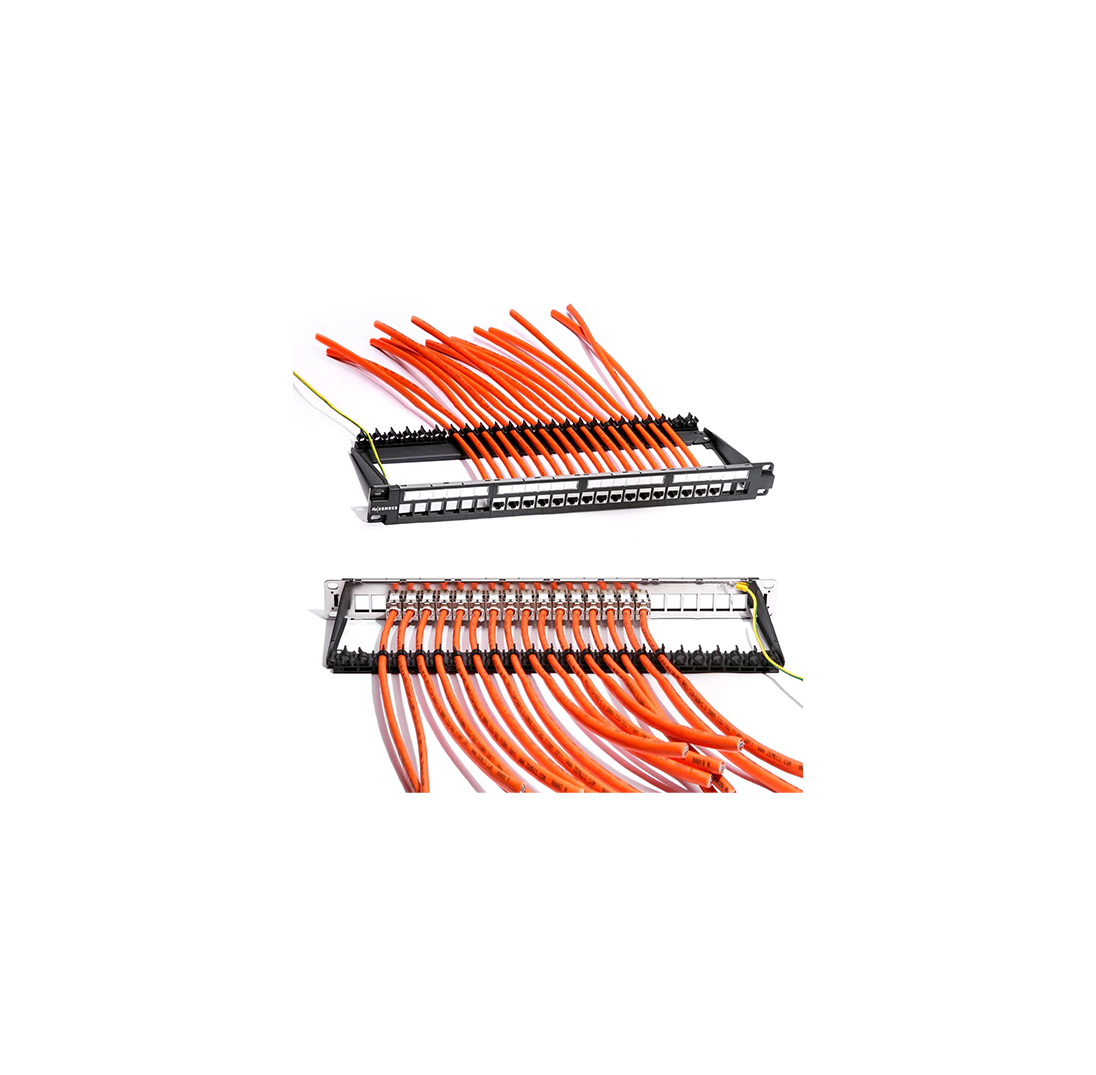 Generic 24 Ports Fully Loaded Patch Panel