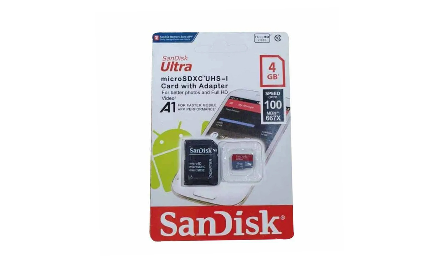 Sandisk 4GB Micro SD Card