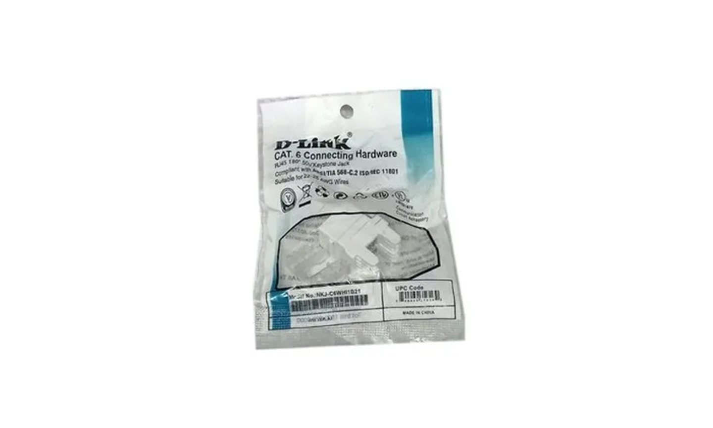 D-Link Cat 6 UTP Keystone Jack