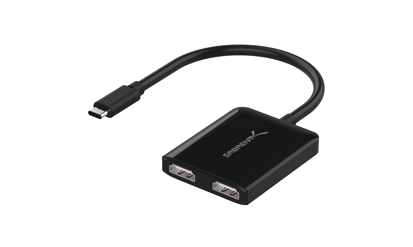 Sabrent USB Type C to Dual HDMI Adapter