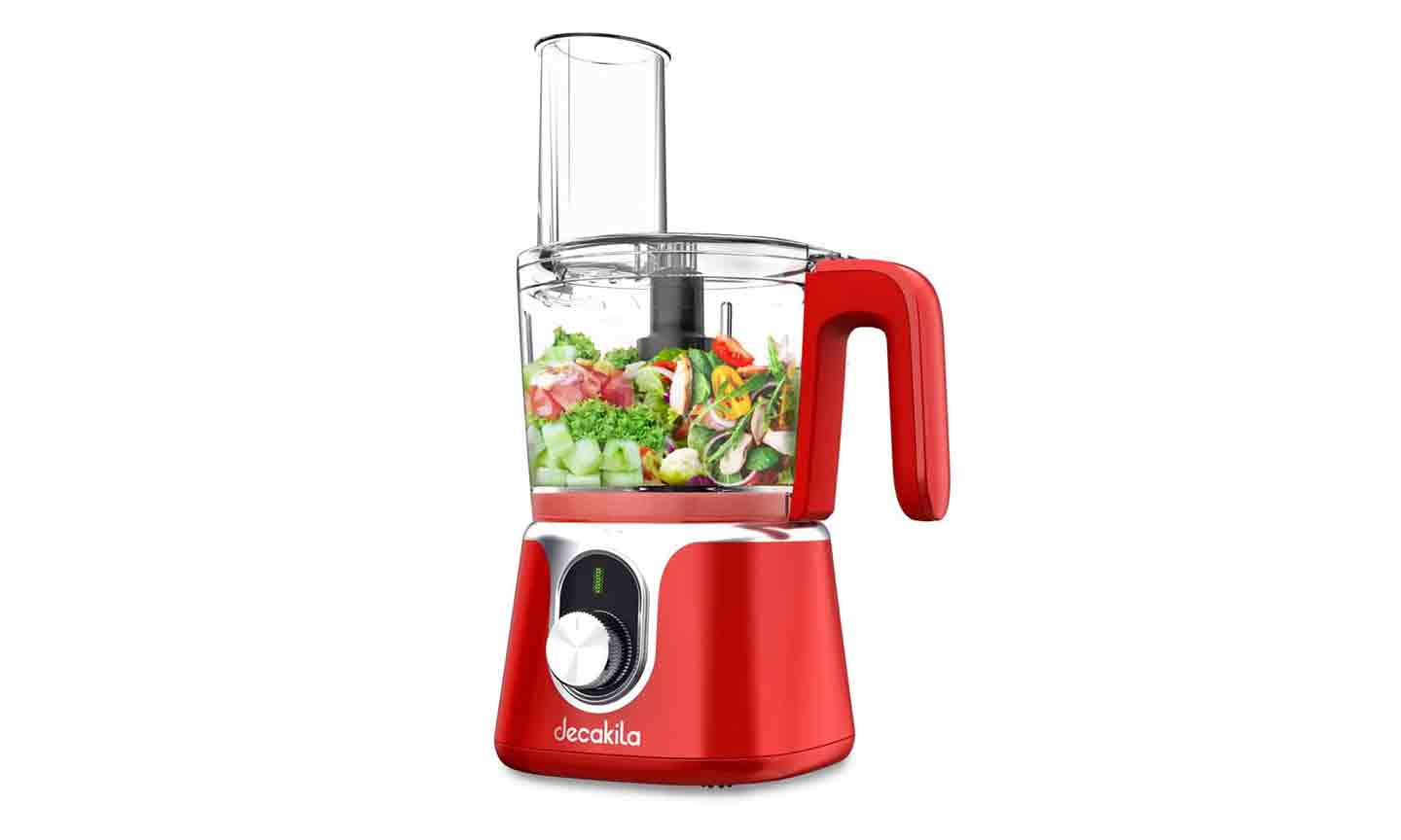 Decakila-KMMG005R Cordless Food Processor Red