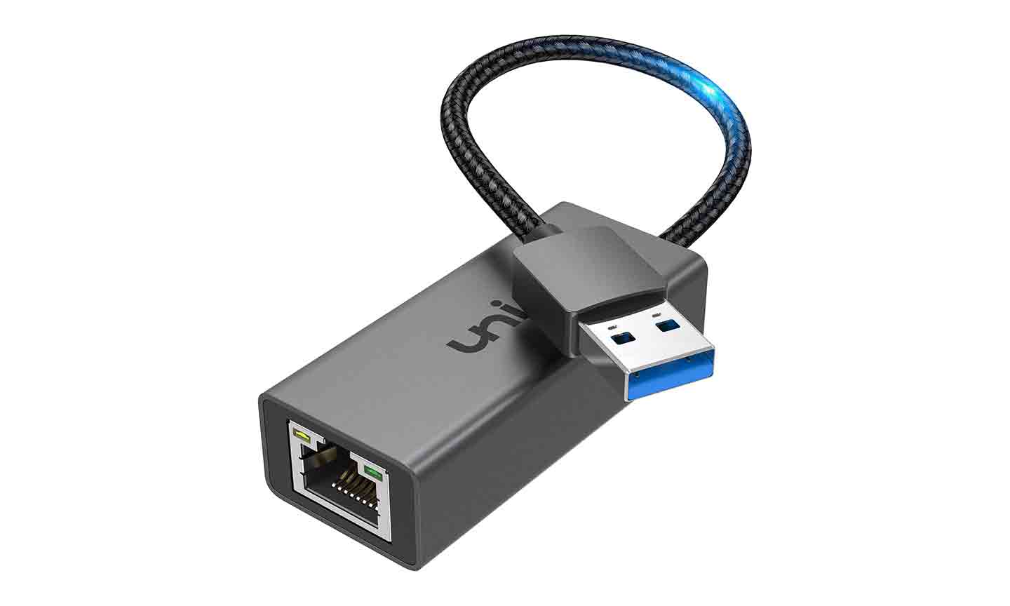 Uni USB 3.0 to Ethernet Adapter Grey