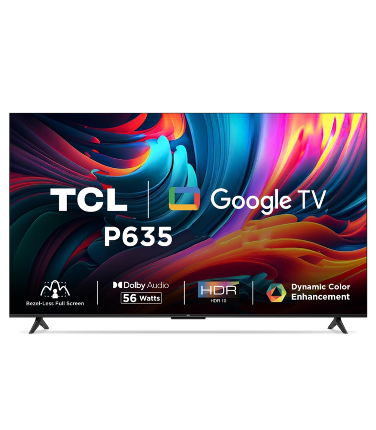 Tcl (55P635) 55'' TV Smart Satellite Android UHD 4K | HubComputers