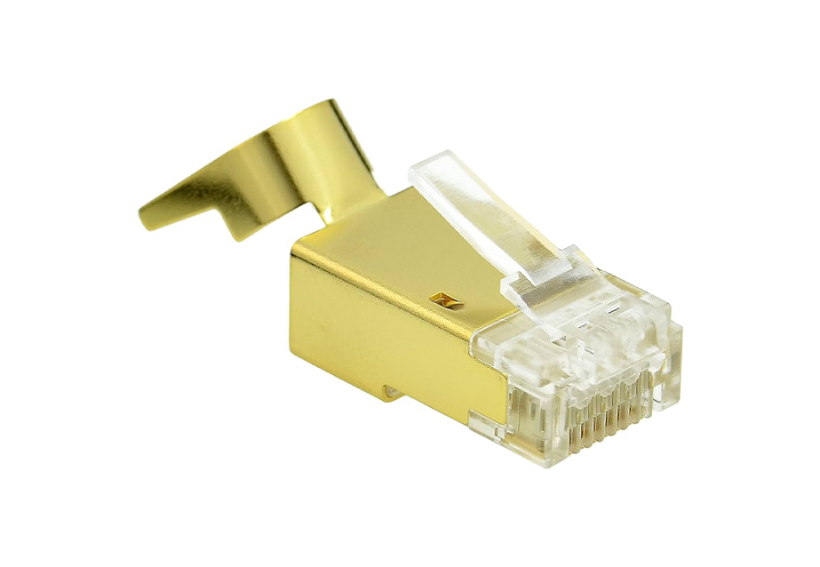 RJ45 Cat 7 Connectors - Gold