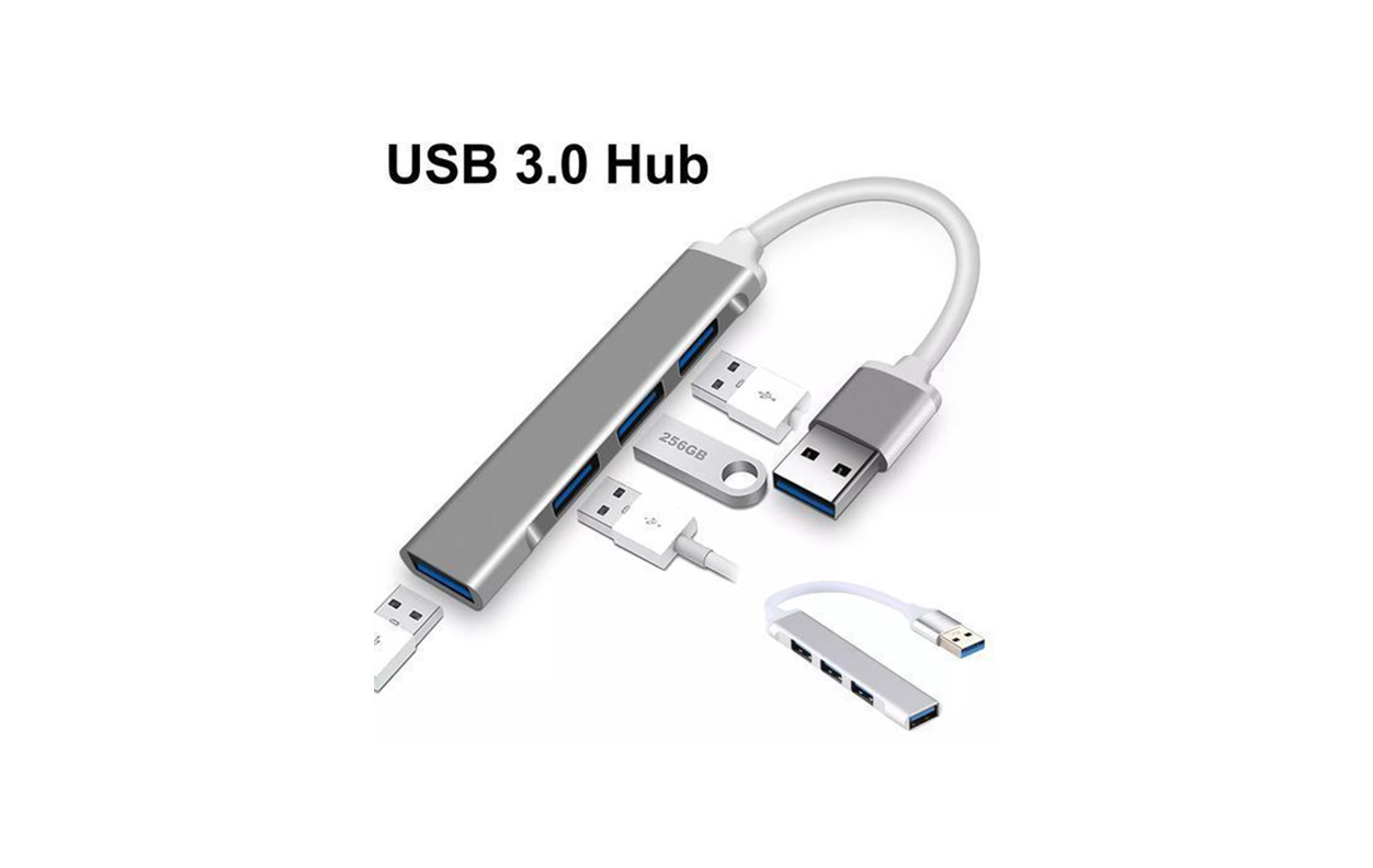 Greatwall 4 Port USB Hub Adapter