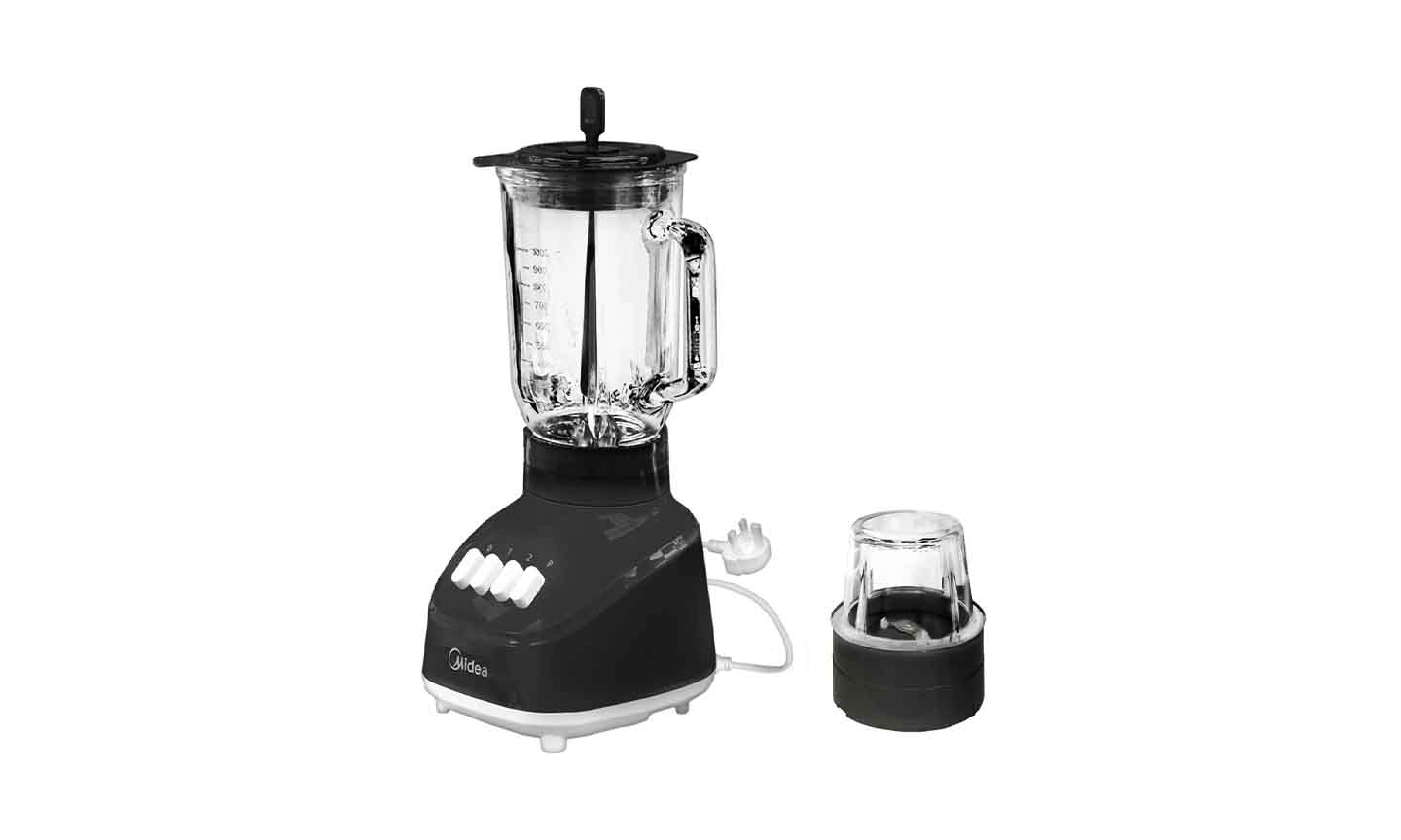 Midea-BL6008BW Blender 1.0Ltr Black + Jar