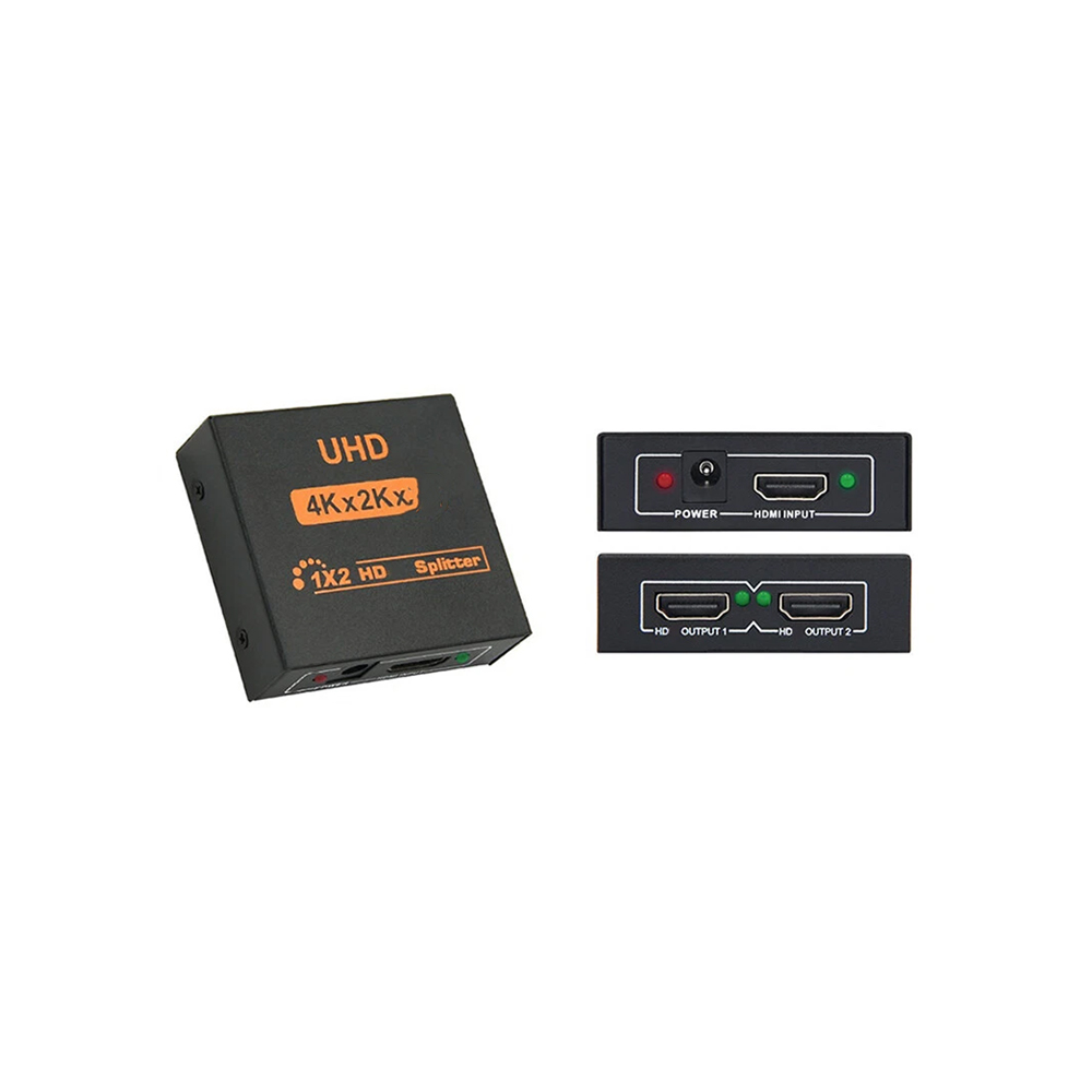 Heatz ZT93 2 Port Hdmi Splitter 4k Uhd