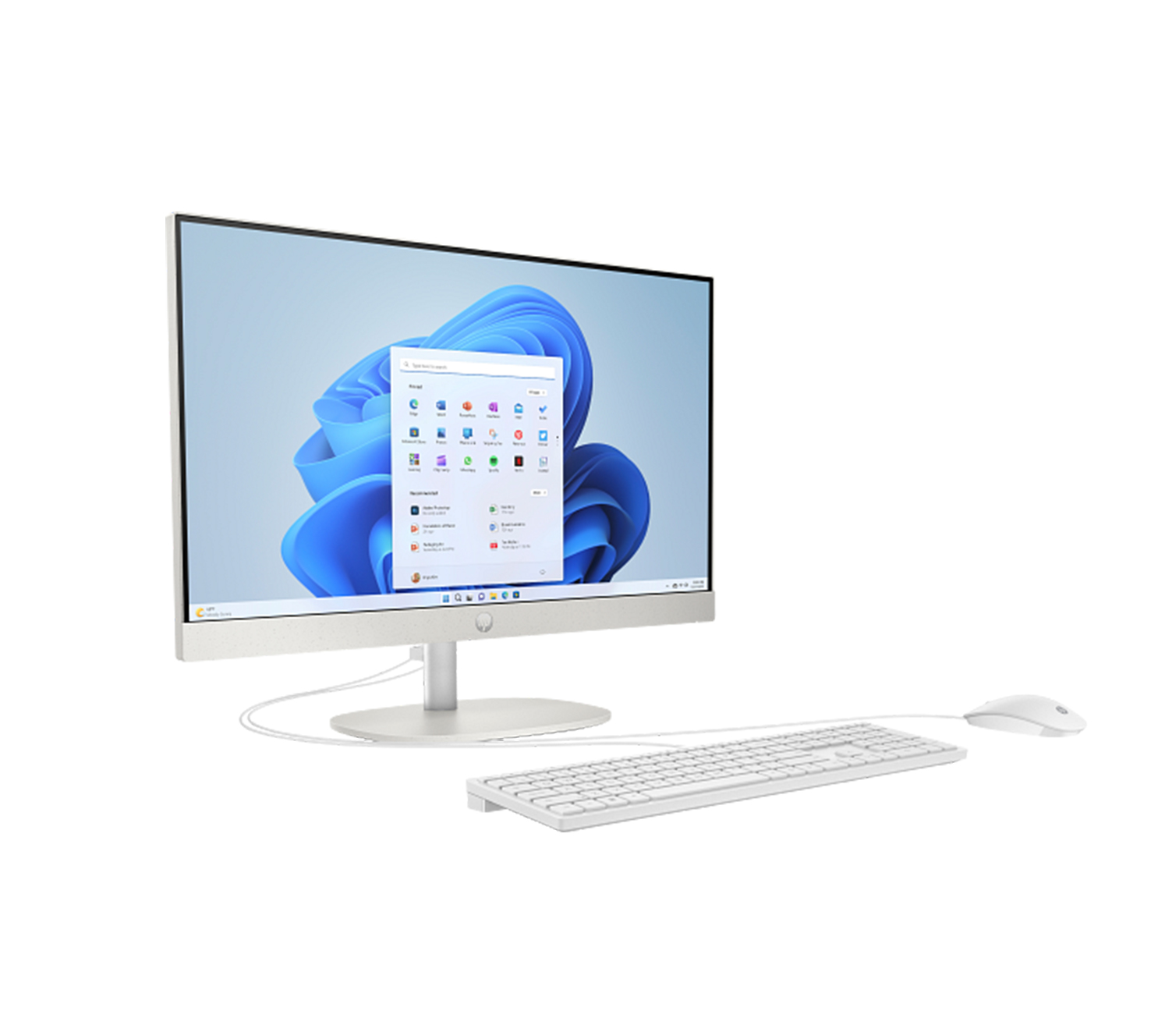 HP 24-Cr0011i All In One Desktop Computer /Core i5/512gb-ssd/8gb ram/13th gen/Windows 11