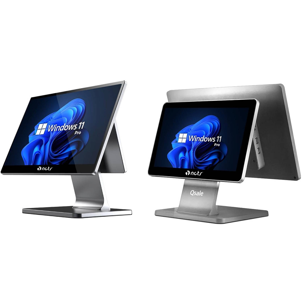 NCTS W385D POS Machine /Core i3 -12th GEN / 512GB SSD / 8GB RAM / Double Screen Touch/ WIN 11